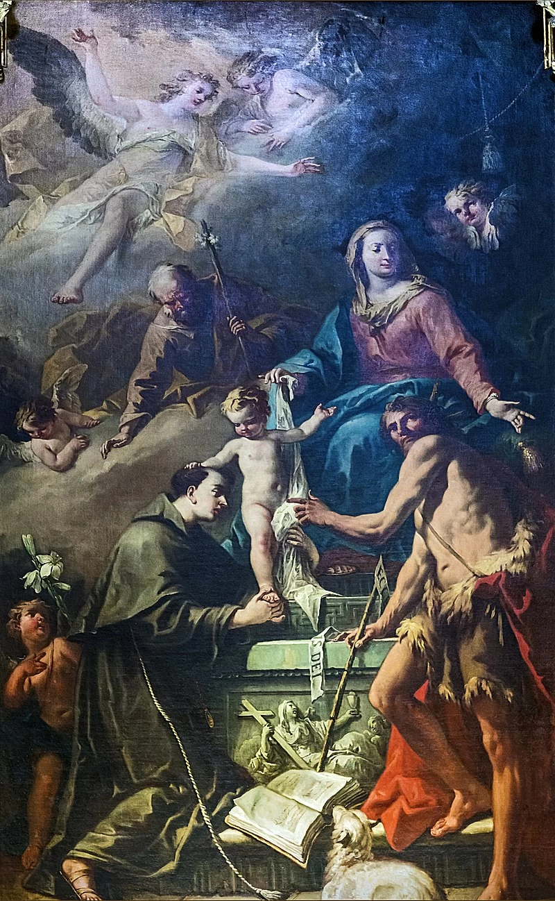 Madonna con Bambino e i santi Giuseppe, Giovanni Battista e Luigi - Chiesa dei SS. XII apostoli, Venezia